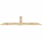 Ekena Millwork Eugene Rough Sawn Timber Gable Bracket, Douglas Fir, 96"W x 28"H x 2"D x 6"F, 7/12 Pitch GBW096X28X0206EUG00RDF - alternate 4
